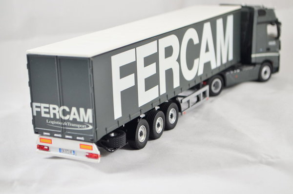 Mercedes Benz Actros FH25 cortainsider semi trailer "Fercam"