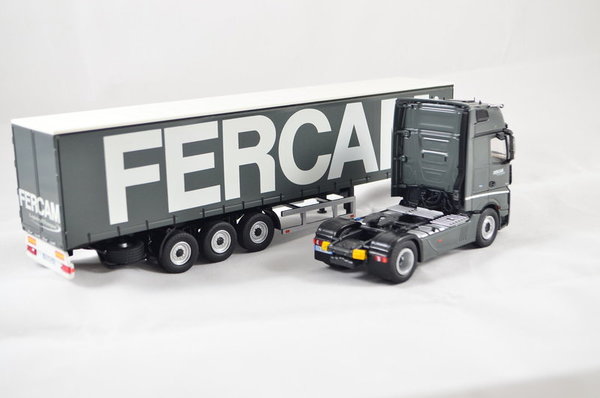 Mercedes Benz Actros FH25 cortainsider semi trailer "Fercam"